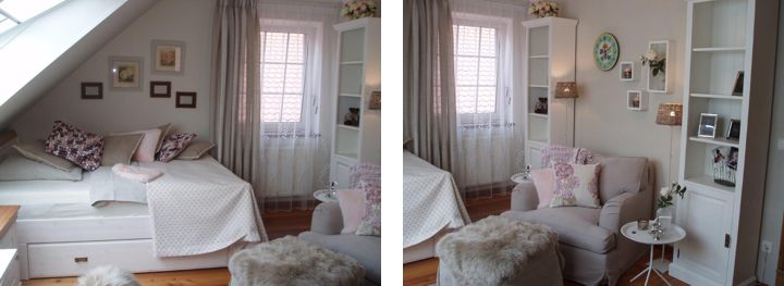 Ein weiteres neues Projekt. Umgestaltung eines Gästezimmer zum Zimmer für ein junges Mädchen. Ein weiteres neues Projekt. Umgestaltung eines Gästezimmer zum Zimmer für ein junges Mädchen.